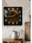 Işıklı Fil Temalı Temperli Cam Kare Saat 33X33 cm Ebadında Uv Baskı - KCS091 3