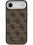 iPhone 17 Air Uyumlu Kılıf Guess Lisanslı M-Safe Özellikli 4g Klasik Yazı Logolu Kapak Kahverengi 3