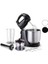 Inox Taslı Mikser - Blender Seti 5 Kademe Hız+Turbo Hamur Yoğurma+ Kase 300W600ML HAZNE700ML Ölçü Kabı SMX-2731 (5324) 1