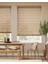 Wooden Blinds %100 Doğal Ahşap Jaluzi Perde 50MM,ALÜMINYUM Kasalı - Cappuccino Meşe Kurdelasız 2