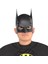 Siyah Renk Çocuk Boy Arkadan Lastikli Batman Maskesi A Kalite 20X14 cm 1