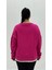 Büyük Beden Pamuklu Uzun Kollu Oversize Kadın Sweat 4
