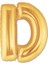 Altın Sarısı Folyo Harf Balon 1 Metre 1