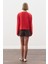 Kayık Yaka Uzun Kol Tshırt Kırmızı 6