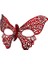Kırmızı Dantel Masquerade Maskesi 7 No 3