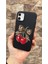 Iphone 11 Uyumlu Kiraz Leopar Fiyonk Desenli Silikon Darbe Emici Klasik Korumalı Rubber Kılıf 277 3