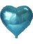 Açık Mavi Kalp Folyo Balon 45 Cm. 1