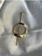 Pinterenst Dalgalı Çember Model 11CM Gold Renk Metal Topuz-At Kuyruğu Saç Tokası 8