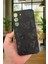 Samsung Galaxy S21 Fe - Siyah Kelebek Desenli Silikon Darbe Emici Klasik Korumalı Rubber Kılıf 1