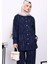Lacivert Taşlı Gömlek Pantolonlu Kot Takım 3