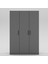 3 Kapaklı Elbise Dolabı 180X120X55CM 03102501 3