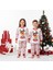 Enjoying Yazılı Yılbaşı Noel Desenli Unisex Pijama Takımı 9-24 Ay 1