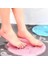 Silikon Fırçalı Banyo Masaj Matı ve Ayaklar Için Topuk Masaj Paspası (5361) 1