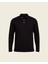 Ridley Regular Fit Doubleface Interlok Polo Yaka Erkek Sweatshirt - Siyah 7