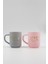 2 Adet Rakle Love Kiss Mug Kupa Set 2'li 246 cc 1