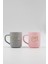 2 Adet Rakle Love & Kiss Mug Kupa Set 2'li 246 cc 2