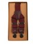 Unisex Bordo Derili Esneyebilen Lastik Ayarlanabilir Metal Klipsli Pantolon Askısı 2602025 5