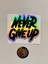 Never Gıve Up Sticker Araba Motosiklet Kask Laptop Cam Etiket Sticker Baskı 10,5X9CM 1