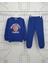 Erkek Çocuk Sportif Baskılı Saks Mavisi Eşofman Takımı 3