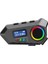 Y30 Kask Kulaklık Bluetooth Motosiklet Kulaklık Rgb Radyolu Intercom 5