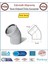 Pvc 45 Derece Dirsek - 50mm 1
