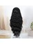 Siyah Bebek Saçlı Fiber Sentetik Tül Peruk 5