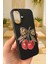 iPhone 16 Plus Uyumlu Kiraz Leopar Fiyonk Desenli Silikon Darbe Emici Rubber Kılıf 3