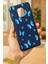 Redmi Note 9 Pro/9s Uyumlu Mavi Kelebek Desenli Silikon Darbe Emici Klasik Korumalı Rubber Kılıf 1