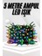 Ledli Fişli LED Dekor Lambası 5m Rgb Yılbaşı Ağacı Işığı - M588R919-K80588 2