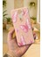 Xiaomi Redmi Note 8 Pro- Pembe Kelebek Desenli Silikon Darbe Emici Klasik Korumalı Rubber Kılıf 1
