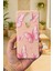 Xiaomi Redmi Note 8 Pro- Pembe Kelebek Desenli Silikon Darbe Emici Klasik Korumalı Rubber Kılıf 2