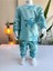 Kız-Erkek Bebek- Çocuk Pijama Takımı %100 Pamuk Uzun Kollu Yuvarlak Yaka Mevsimlik 2
