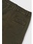 Erkek Çocuk Yandan Cepli Lastikli Paça Denim Pantolon 7529 Haki 6