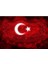 3 Boyutlu Kayalık Türk Bayrağı Desenli Ofisler Yazıhaneler Için Tekstil Duvar Kağıdı 2