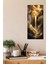 Altın Işıklı Şelale Temalı Temperli Cam Dik Tablo 30X60 cm Ebadında Uv Baskı - DCT023 2