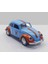 Dianomi 1:36 Ölçek Volkswagen Beetle // Çek-Bırak Metal Araba 12 cm Uzunluğunda 1