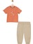01-04 Yaş Erkek Çocuk Pantolonlu Ikili Takım - Turuncu 1