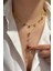 Renkli Sallantılı Zincir Choker 4