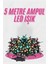 5 Metre Ampul LED Işık Renkli Rgb Çok Renkli LED Aydınlatma 2