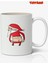Noel Yılbaşı Santa Popo Dirty Santa Christmas Temalı Beyaz Kupa Bardak Sevgiliye Arkadaşa Hediye 1