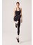 x Ece Siyah Yüksek Bel Spor Tayt Mono Leggings 13