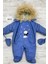 Mojo Unisex Bebek Ayı İşlemeli Kozmonot Uyku Tulumu 6213 Mavi 6