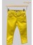 Mojo Kız Çocuk Ultra Esnek Renkli Denim Pantolon 2348 Sarı 7