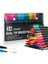 12-120 Renkler Set Çift Tip Sanat Markeri Suluboya Fırçası Fineliner Kalem Çizim Çift Kafa Ince Astar Kurtarıcı Kartolor: Pphg-12 Renk (Yurt Dışından) 1