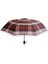 Kırmızı Ekoseli Tam Otomatik 8 Telli Kısa Şemsiye 1