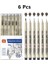 Mikro Fineliner Kalemler, Siyah Çizim Sanat Kalemleri, Su Geçirmez Mürekkep Seti Sanatçı Eskiz Ana Kalem, Has Çizim ve Eskiz Kitcolor: 6 Pcs (Yurt Dışından) 1