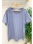 Unisex Çocuk Basic Kısa Kol T-shirt 5203 İndigo 5