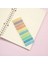 Eğlence Için 200 Sayfa Şeffaf Renkli Dizin Çıkartmaları Memo Pad Office Okul Kırtasiye Kendi Yapışkan Sticker Sticky Not Pedler Renk: Stil - E (Yurt Dışından) 1