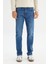 Pamuklu Straight Fit Cepli Esnek Jean Denim Kot Pantolon 2