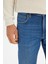 Pamuklu Straight Fit Cepli Esnek Jean Denim Kot Pantolon 4